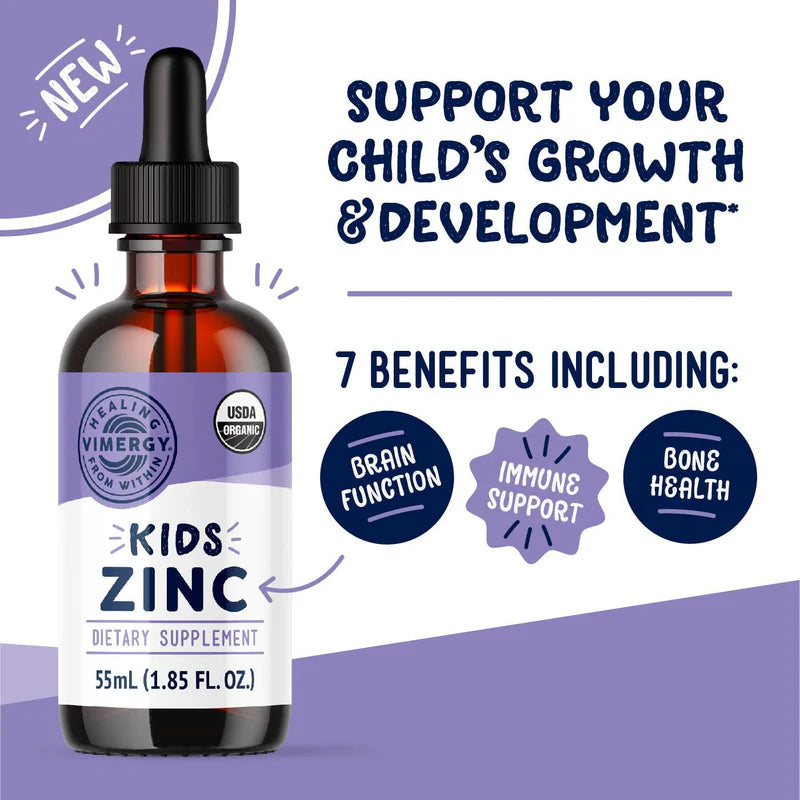 Vimergy Kids Organic Liquid Zink – 55 ml