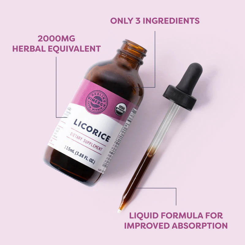Vimergy Organic Liquid Licorice – 115 ml