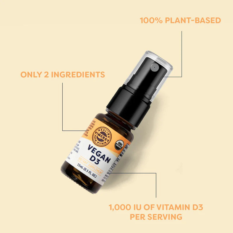 Vimergy Organic Liquid Vegan D3 – 15 ml