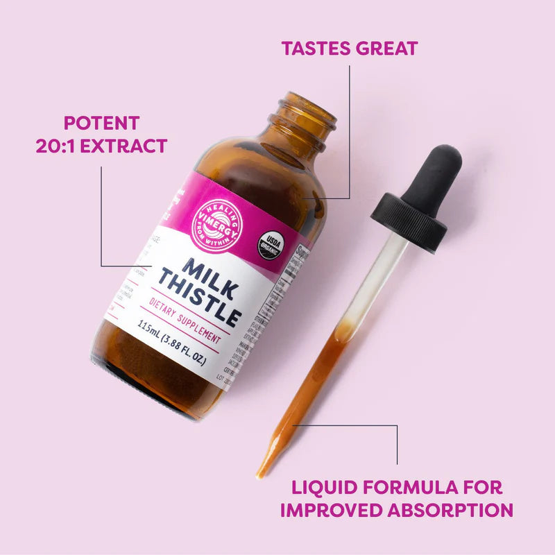 Vimergy Organic Liquid Milk Thistle – 115 ml