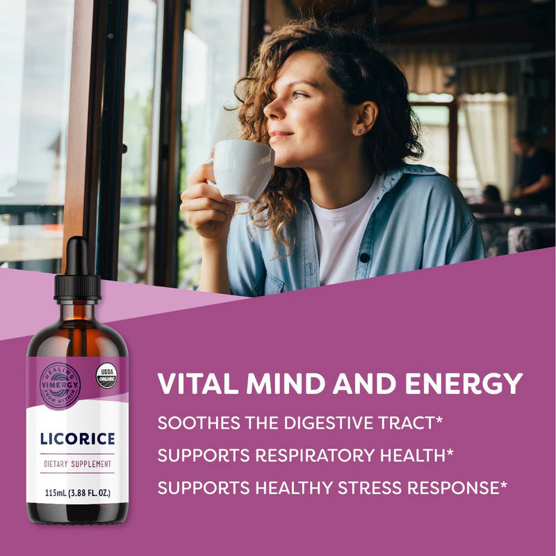 Vimergy Organic Liquid Licorice – 115 ml