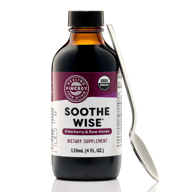 
                      
                        Vimergy Soothe Wise* Elderberry & Raw Honey Síróp
                      
                    